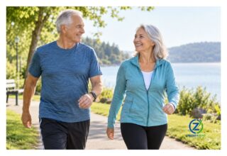 Active adult age 65 or older supporting strength, mobility, and healthy aging
