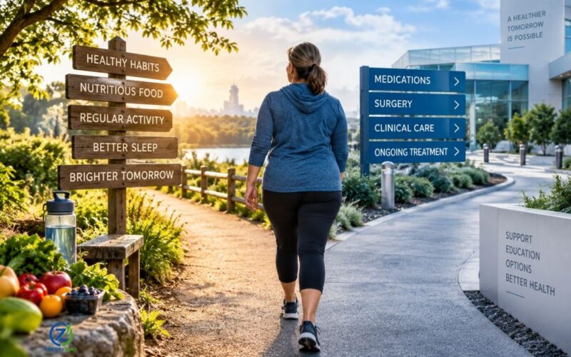 Lifestyle-focused approach to obesity treatment and long-term health.